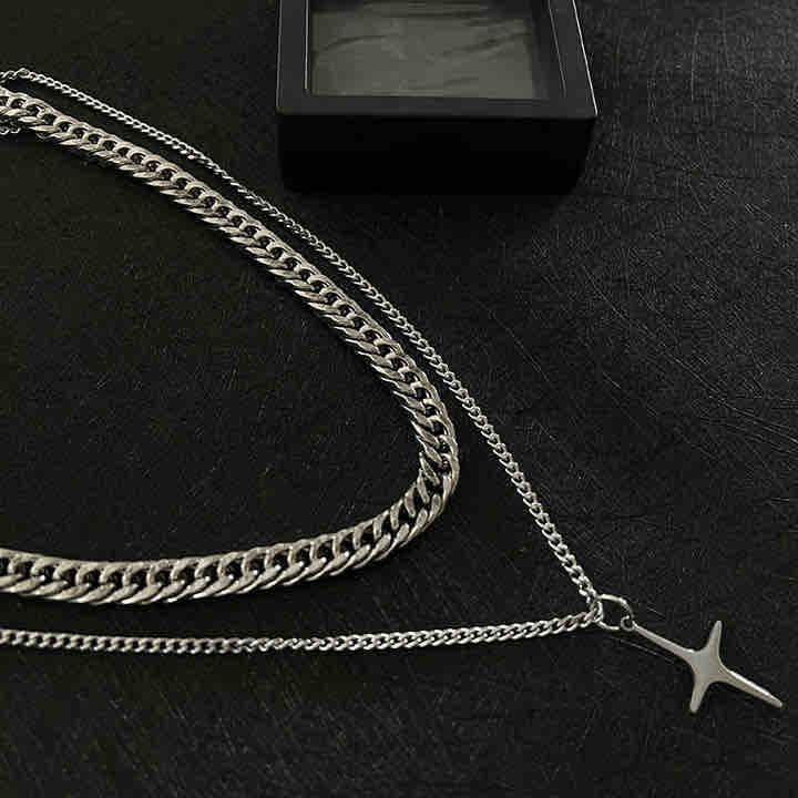 Double Layer Star Necklace
