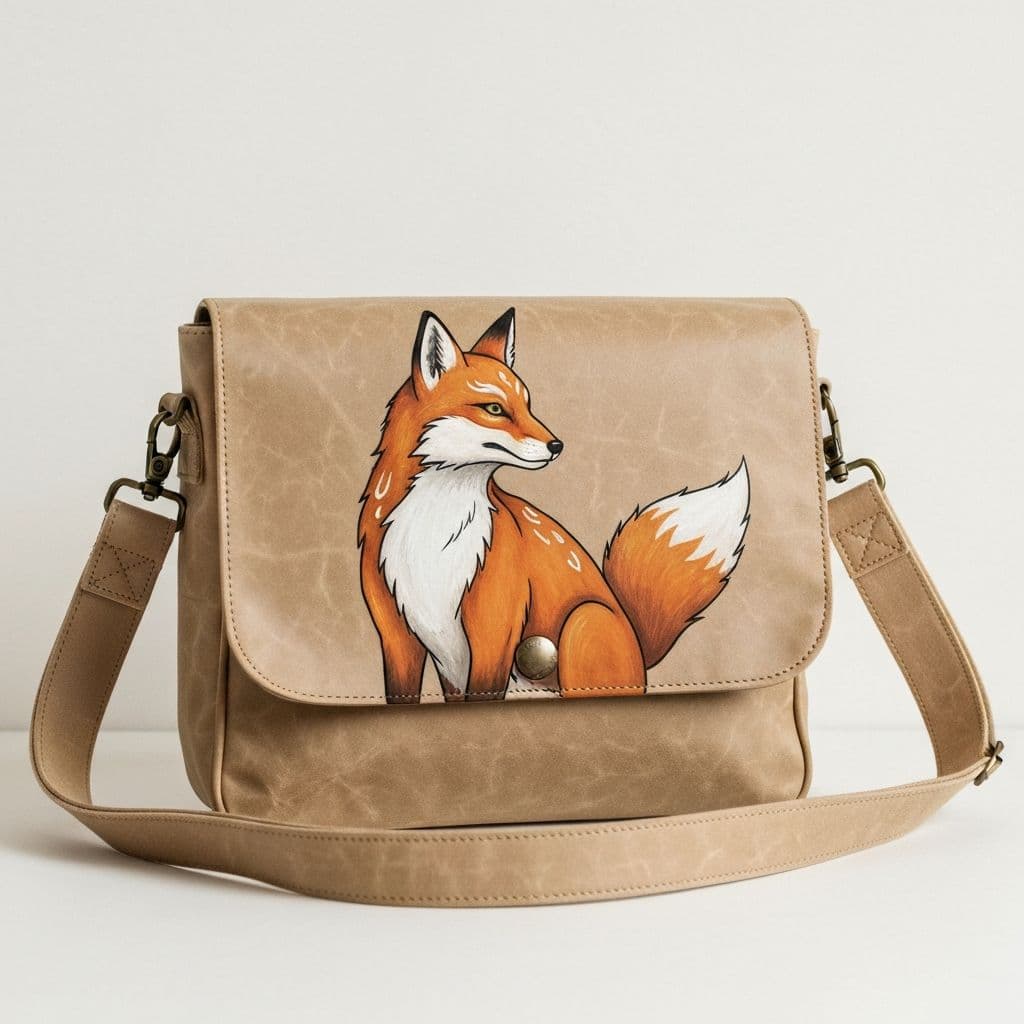 Kitsune Messenger Bag